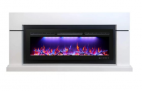 Каминокомплект Interflame Гранд с очагом FreeSpace 40 LED FX QZ белый