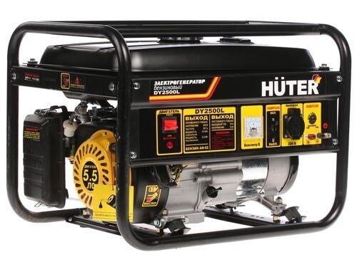 Бензогенератор портативный Huter DY2500L