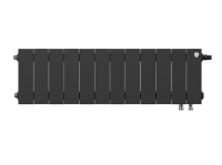 Биметаллический радиатор отопления Royal Thermo PianoForte 200 12 секций Noir Sable VDR