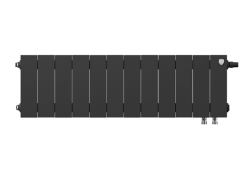 Биметаллический радиатор отопления Royal Thermo PianoForte 200 12 секций Noir Sable VDR