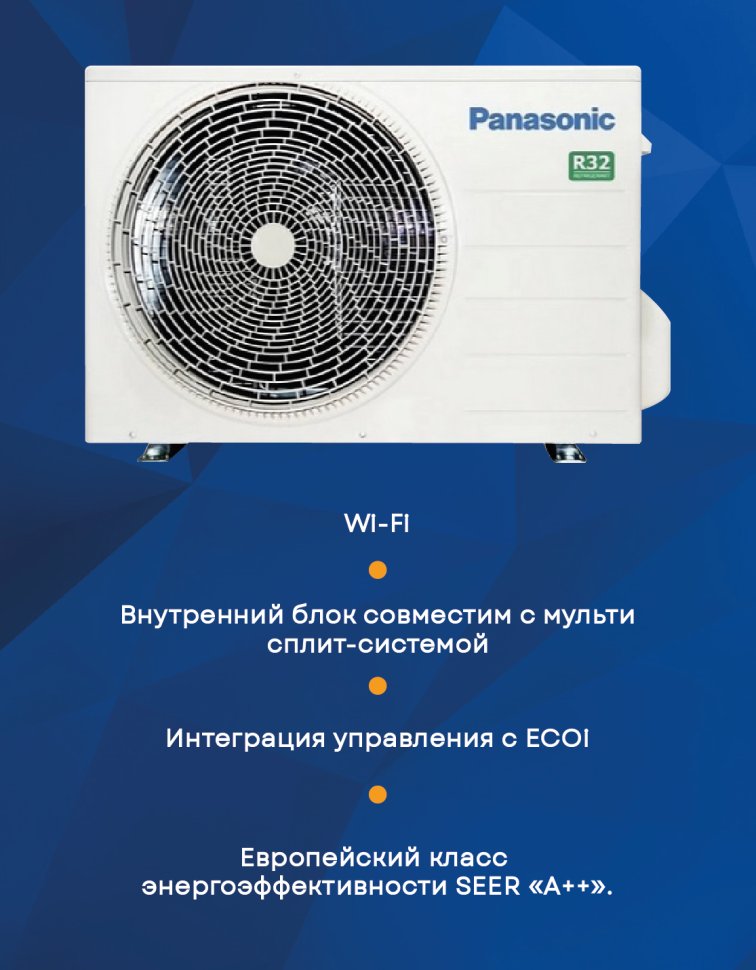 Сплит-система Panasonic CS-TZ25WKEW/CU-TZ25WKE Compact Inverter