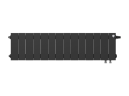 Биметаллический радиатор отопления Royal Thermo PianoForte 200 14 секций Noir Sable VDR