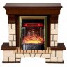 Каминокомплект Interflame Экстер махагон с очагом Majestic FX M Brass