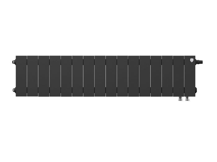 Биметаллический радиатор отопления Royal Thermo PianoForte 200 16 секций Noir Sable VDR