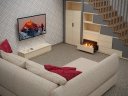 Модульный выдвижной биокамин Lux Fire Фаер Бокс 670 ФБ-670