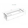 Автоматический биокамин Lux Fire Smart Flame 800 RC