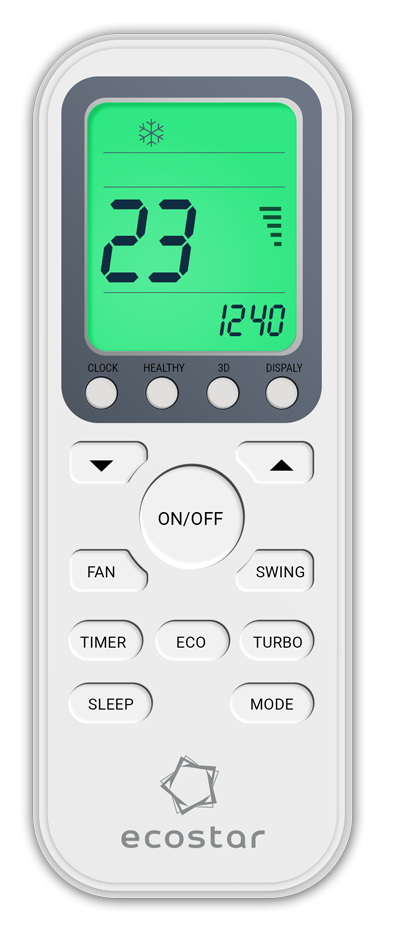 Сплит-система EcoStar KVS-RAD12CH/IN/KVS-RAD12CH/OUT Radium