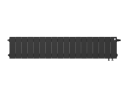 Биметаллический радиатор отопления Royal Thermo PianoForte 200 18 секций Noir Sable VDR