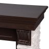 Портал Firelight Pietra Nuovo 25 сланец белый/шпон темный дуб