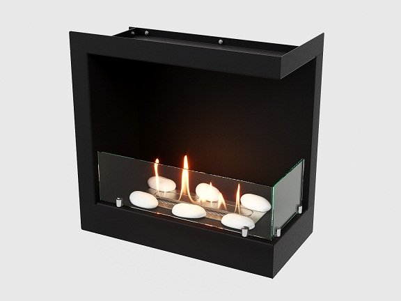 Встроенный биокамин Lux Fire Угловой 490 S