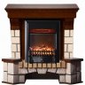 Каминокомплект Interflame Экстер махагон угловой с очагом Fobos FX M Black