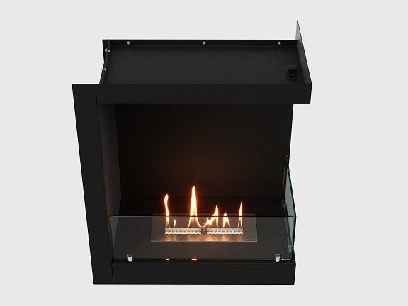 Встроенный биокамин Lux Fire Угловой 555 М