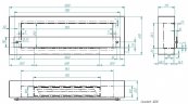 Биокамин напольный Zefire Constant 1200