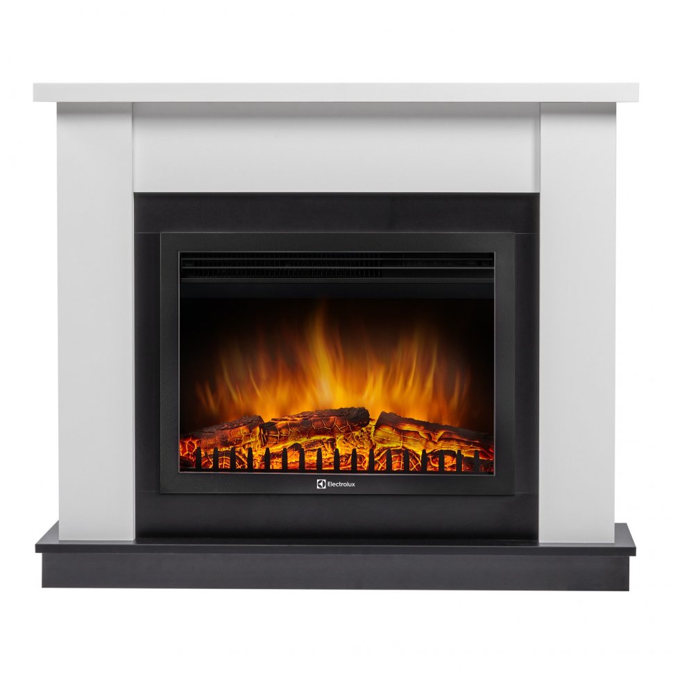 Каминокомплект Firelight Canto 25 с очагом Electrolux EFP/P-2520LS белый