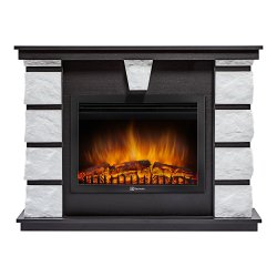 Каминокомплект Firelight Excalibur 25 с очагом Electrolux EFP/P-2520LS камень белый/шпон венге