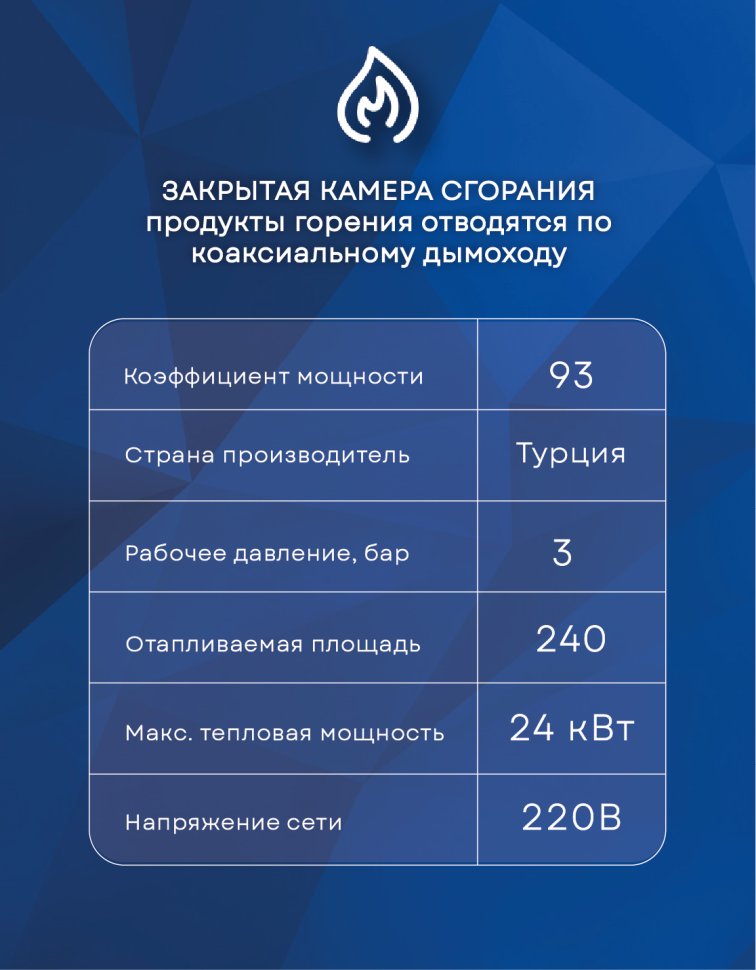 Настенный газовый котел Protherm Рысь НК 24