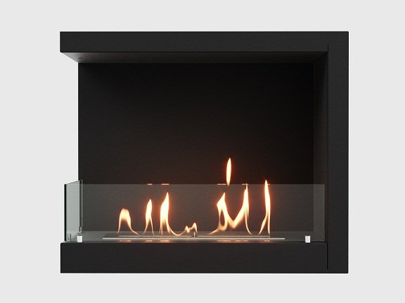 Встроенный биокамин Lux Fire Угловой 755 М