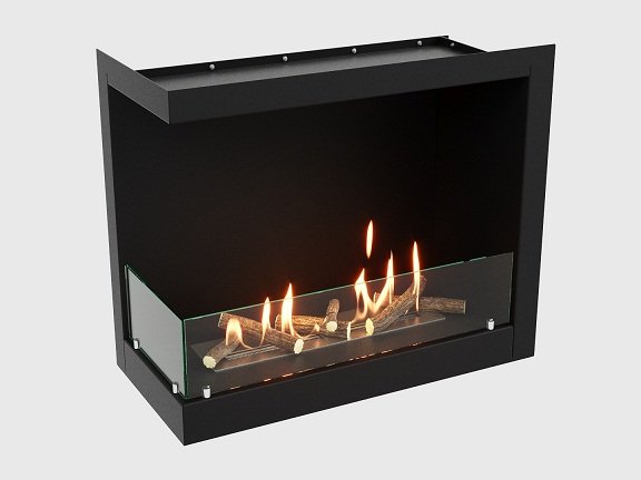 Встроенный биокамин Lux Fire Угловой 755 М