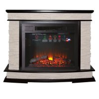 Каминокомплект Interflame Памир сланец темный дуб с очагом Sirius 30 LED FX Black