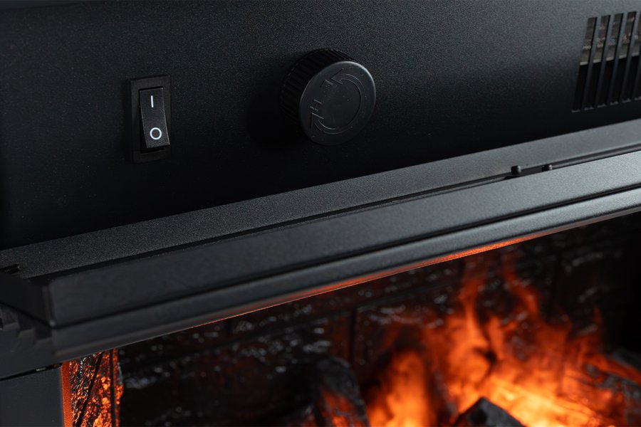 Каминокомплект Royal Flame Luxemburg темная вишня с очагом Design B800RF 3D