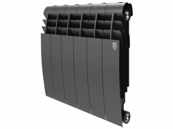 Биметаллический радиатор отопления Royal Thermo BiLiner 350 6 секций Noire Sable