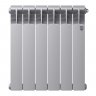 Биметаллический радиатор отопления Royal Thermo Revolution Bimetall 500 2.0 6 секций Silver Satin