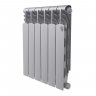 Биметаллический радиатор отопления Royal Thermo Revolution Bimetall 500 2.0 6 секций Silver Satin