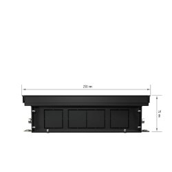 Внутрипольный конвектор Royal Thermo Atrium 75/250/900-DG-U-BL