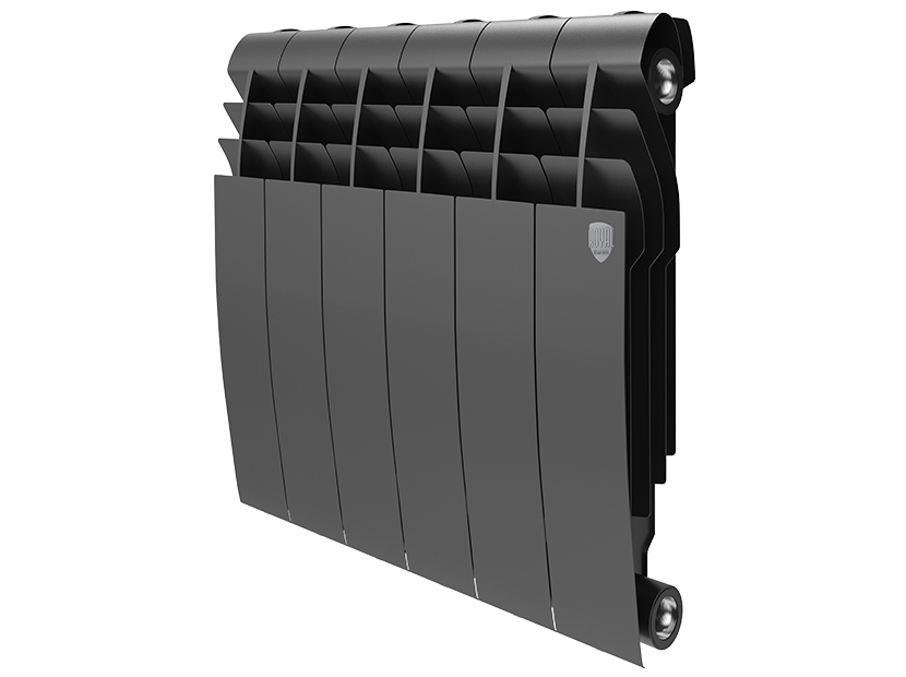 Биметаллический радиатор отопления Royal Thermo BiLiner 350 10 секций Noire Sable