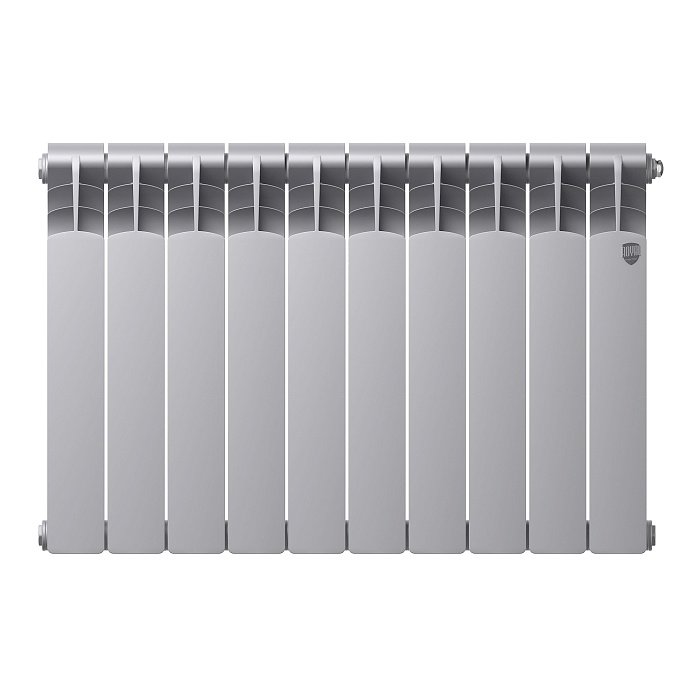 Биметаллический радиатор отопления Royal Thermo Revolution Bimetall 500 2.0 10 секций Silver Satin