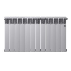 Биметаллический радиатор отопления Royal Thermo Revolution Bimetall 500 2.0 12 секций Silver Satin