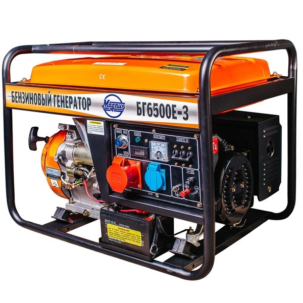 Бензиновый электрогенератор Magnus БГ-6500Е-3