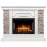 Каминокомплект Firelight Florida 25 с очагом Electrolux EFP/P-2520LS белый/серый
