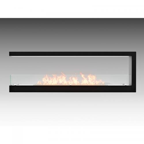 Встроенный биокамин Lux Fire Торцевой 1500 S