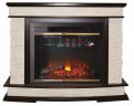 Каминокомплект Interflame Памир сланец коньячный дуб с очагом Sirius 30 LED FX Brass