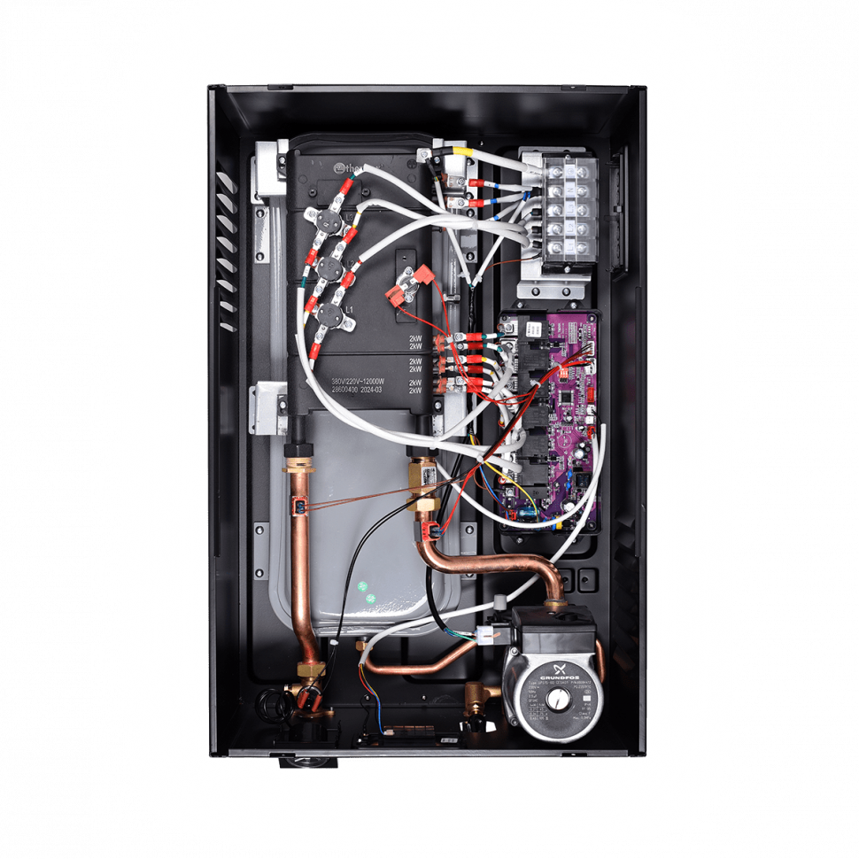 Настенный электрический котел Thermex Boss 12 Wi-Fi Black