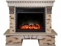 Каминокомплект RealFlame Sorento 25,5 с очагом MoonBlaze S LUX Black