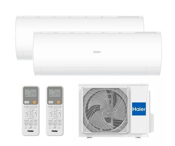Мульти сплит-система на 2 комнаты 20+20 м2 Haier 2x AS20PS1HRA-M/2U40S2SM1FA Coral Super Match