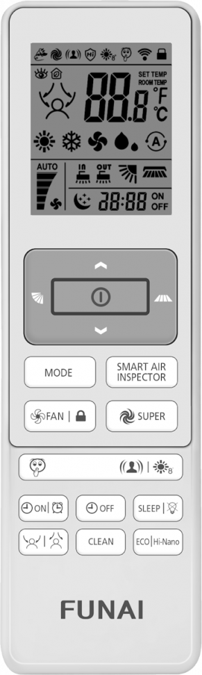 Сплит-система Funai RACI-EM35HP.D05/S/RACI-EM35HP.D05/U Emperor Smart Eye Inverter