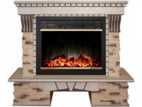 Каминокомплект RealFlame Sorento 25,5 с очагом MoonBlaze S LUX Brass