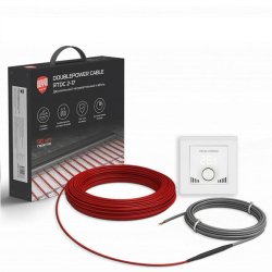 Комплект теплого пола Royal Thermo Doublepower Cable RTDC 2-17-1000 с терморегулятором RTI-16