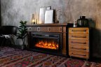 Каминокомплект Royal Flame Carlyle с очагом Vision 42 LOG LED орех с черным