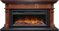 Каминокомплект Royal Flame Carlyle с очагом Vision 42 LOG LED орех с черным