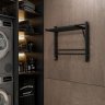 Электрический полотенцесушитель Terminus Горизонт П8 600х600 КС sensor quick touch (черный муар)