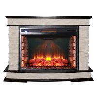 Каминокомплект Interflame Памир сланец темный дуб с очагом Panoramic 33 LED FX QZ