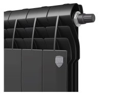 Биметаллический радиатор отопления Royal Thermo BiLiner 350 VDR 14 секций Noir Sable