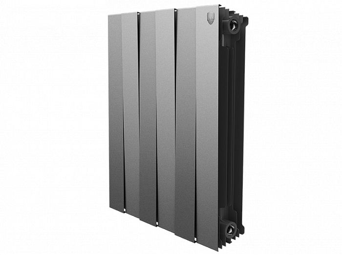 Биметаллический радиатор отопления Royal Thermo PianoForte 500 10 секций Silver Satin