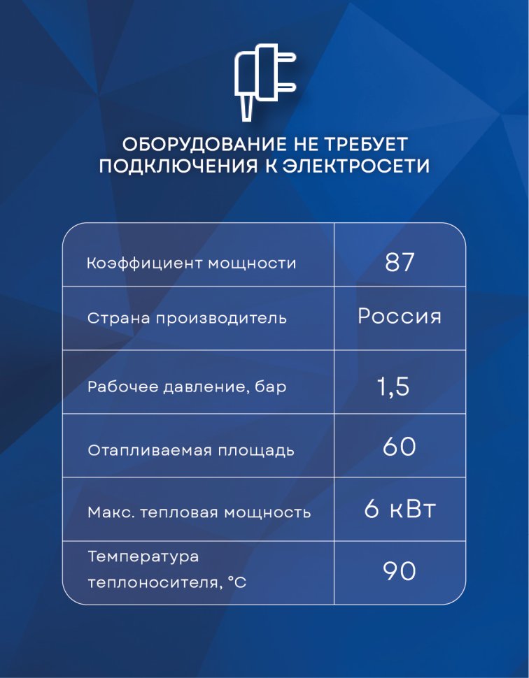 Парапетный газовый котел Элемент Комфорта Комфорт Плюс 6 (с дымоходом)