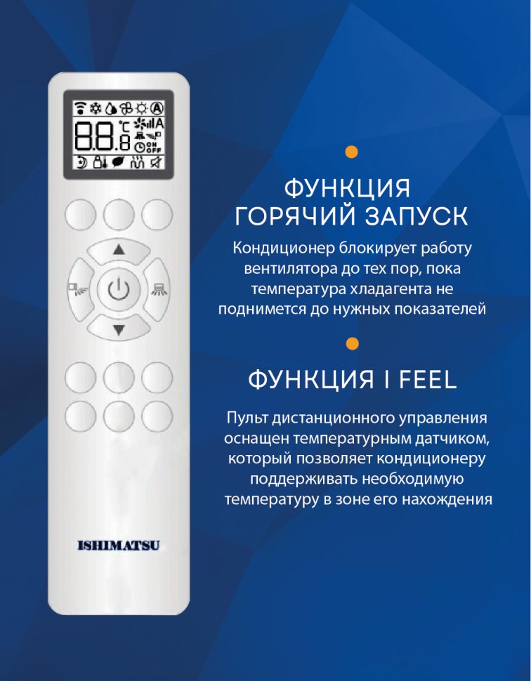 Напольно-потолочная сплит-система Ishimatsu ANP36H