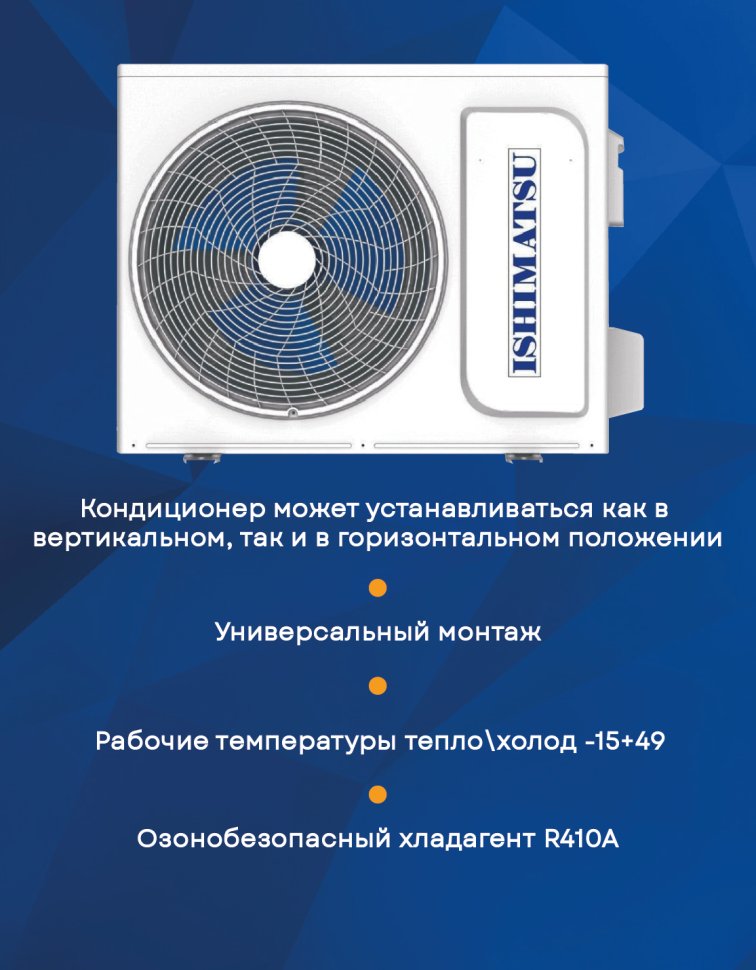 Напольно-потолочная сплит-система Ishimatsu ANP36H